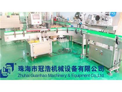 旋蓋機(jī)，鋁箔封口機(jī)，貼標(biāo)機(jī)，噴碼機(jī)，整套生產(chǎn)線已完成生產(chǎn)送貨至客戶公司